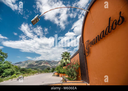 Granados, Sonora, Mexico. Sierra Alta. Sierra Madre Occidental. Pueblo. Moto, motorice,(Foto: LuisGutierrez/NortePhoto.com) Stock Photo