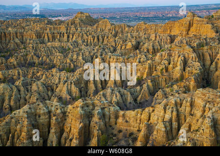 Europe, Iberia, Spain, Andalusia, Purullena, Badlands Stock Photo