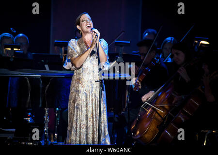 July 29, 2019, Toronto, Ontario, Canada: Canadian singer and songwriter Sarah McLachlan performed a sold out show in Toronto. In picture: SARAH MCLACHLAN (Credit Image: © Angel Marchini/ZUMA Wire) Stock Photo