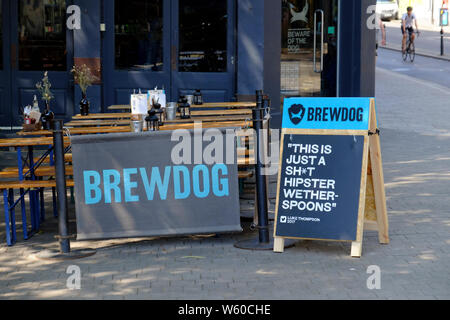 The Brewdog Pub near Bristol Bridge, Bristol city Centre, UK Stock Photo