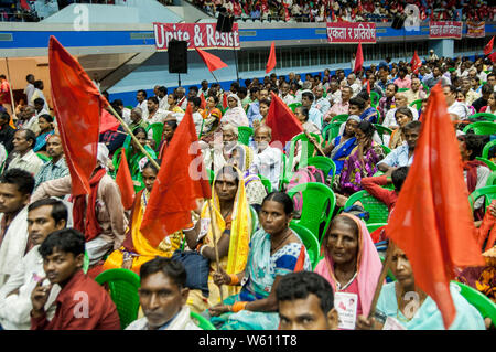 Kolkata, India. 30th July, 2019. Supporters and Comrades from different parts of INDIA at Mass Convention of CPI(ML) at KOLKATA Credit: Amlan Biswas/Pacific Press/Alamy Live News Stock Photo