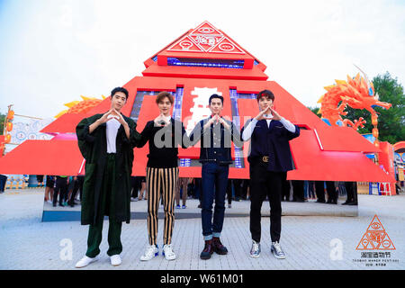 (From left) Actors Darren Chen, also known as Guan Hong or Kuan Hong ...