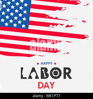 Labor day background design vector template graphic or banners  illustrations Stock Vector