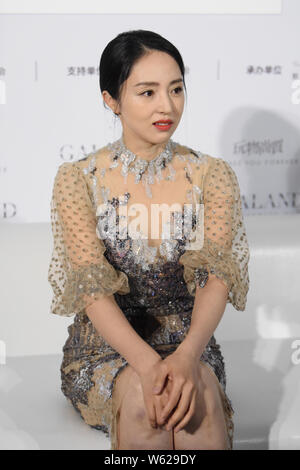 Chinese actress and singer Dong Xuan, also known as Michelle Dong
