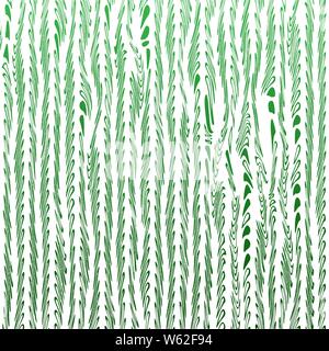 Abstract background in the form of green lines of different shapes and configurations for design and decoration. Ideal for textiles, packaging, paper Stock Vector