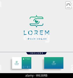 photo code logo design camera coding simple line vector Stock Vector