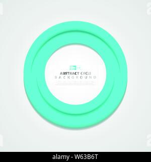 Abstract circle blue cover design element. Use for element of art, template design, artwork, ad, poster, tool. illustration vector eps10 Stock Vector