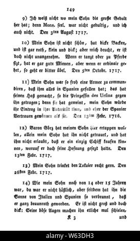 De Anekdoten vom Französischen Hofe (Liselotte von der Pfalz) 153. Stock Photo