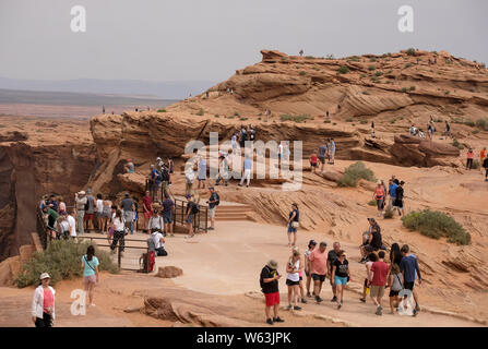 July 30, 2019, Los Angeles, California, U.S: Horseshoe Bend in Arizona, U.S. Credit: Ringo Chiu/ZUMA Wire/Alamy Live News Stock Photo