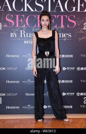 Victoria's Secret Angel and Chinese model Xi Mengyao, better known as