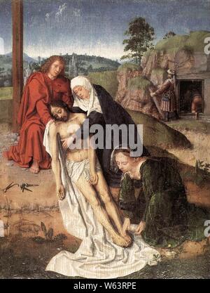 Gerard David - Lamentation - Stock Photo