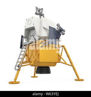 Apollo Lunar Module Isolated Stock Photo