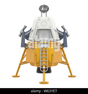 Apollo Lunar Module Isolated Stock Photo