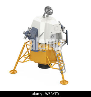 Apollo Lunar Module Isolated Stock Photo