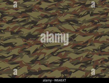 Modern Camouflage pattern. Vector background. For print, textile, web, home decor, fashion, surface, graphic design Stock Vector
