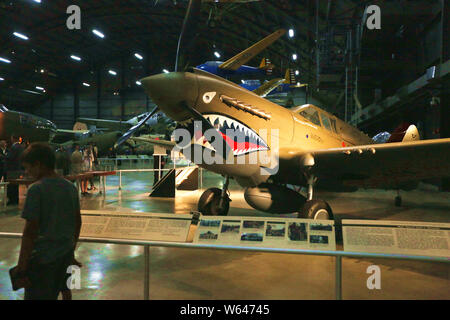 Curtiss P-40E Warhawk Flying Tigers Stock Photo - Alamy