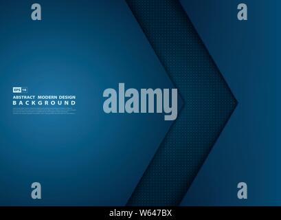 Abstract gradient blue template overlap modern design cover. Use for ad, poster, artwork, template, presentation. illustration vector eps10 Stock Vector