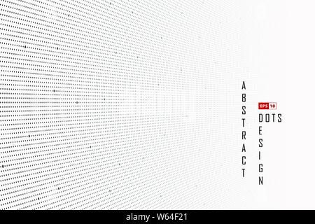 Abstract dots pattern design background. Use for presentation artwork, template design, ad, poster, tech cover. illustration vector eps10 Stock Vector