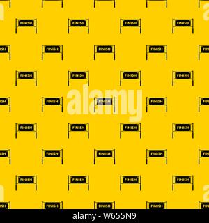 Finish line gates pattern vector Stock Vector