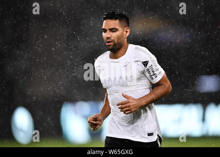 Radamel Falcao of Association Sportive de Monaco Football Club takes