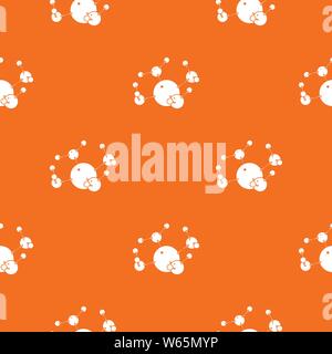 Butane pattern vector orange Stock Vector
