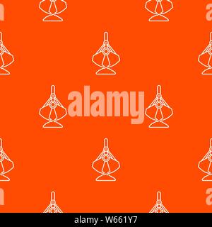 Excavator bucket pattern vector orange Stock Vector
