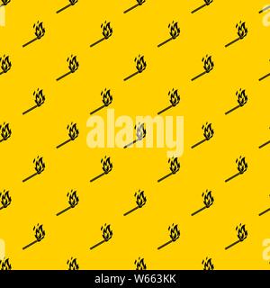 Match flame pattern vector Stock Vector