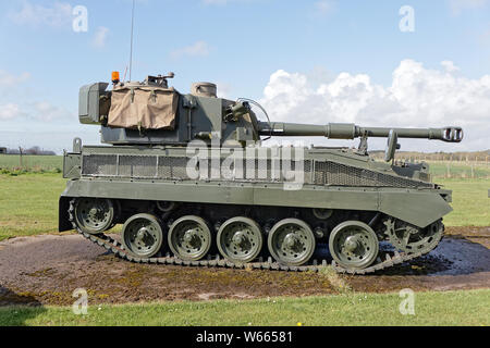 Abbot 105mm Self-propelled Gun Stock Photo