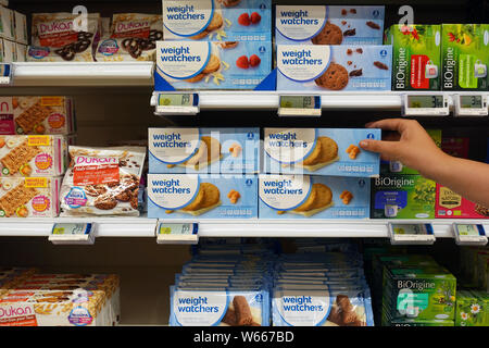 Assortment Weight Watchers products in a store Stock Photo - Alamy