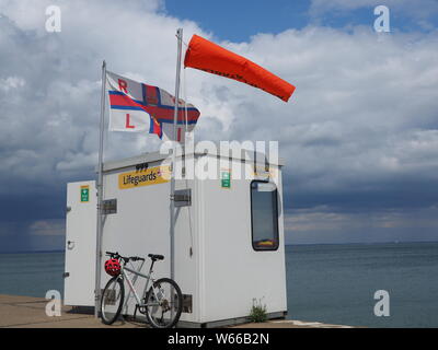 Sheerness, Kent, UK. 31st July, 2019. UK Weather: hot and sunny at midday in Sheerness, Kent but with clouds looming. Credit: James Bell/Alamy Live News Stock Photo