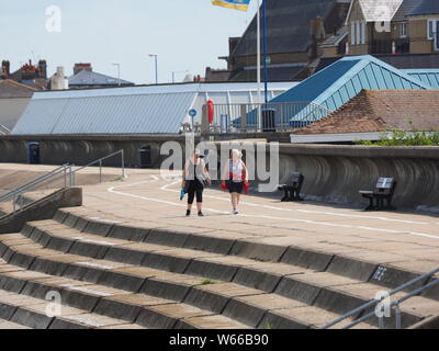 Sheerness, Kent, UK. 31st July, 2019. UK Weather: hot and sunny at midday in Sheerness, Kent but with clouds looming. Credit: James Bell/Alamy Live News Stock Photo