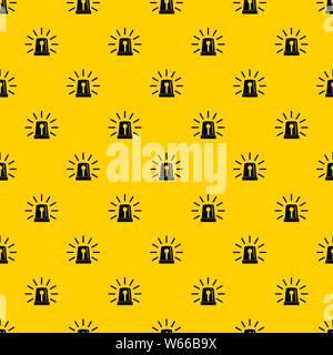 Flashing emergency light pattern vector Stock Vector