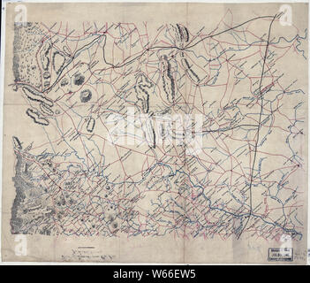 Civil War Maps 2043 Map Of Parts Of Fauquier Prince William And Rappahannock Counties Va Rebuild And Repair W66ew5 