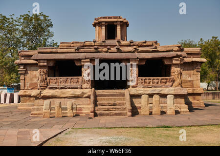 Lad Khan Temple, Aihole, Karnataka, India Stock Photo