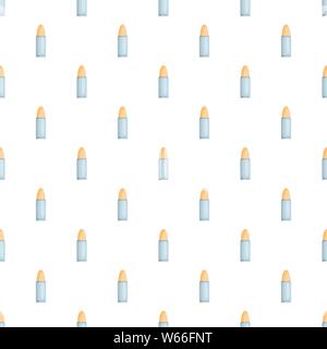 Metal cartridge pattern seamless vector repeat for any web design Stock Vector