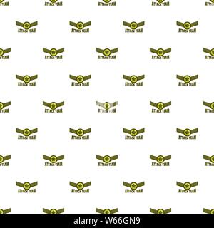 Attack team pattern seamless vector repeat for any web design Stock Vector