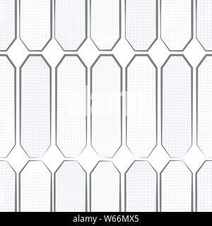 Hand drawn polygon shapes with varied waffle textures in tinted greys. Seamless geometric vector pattern on white background. Great for wellness Stock Vector