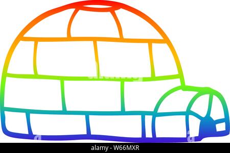 Vector Cute Igloo Made Outlines Suitable Stock Vector (Royalty Free)  2125364408 | Shutterstock