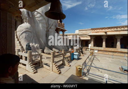 Gomateshwara Bahubali Shravanbelgola, Karnataka, India. Stock Photo