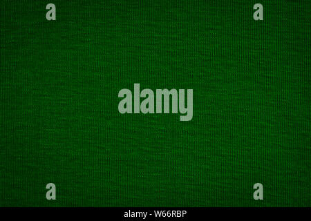Texture of real dark green knitwear, textile background. Abstract background Stock Photo