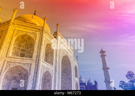 Taj Mahal close up Stock Photo