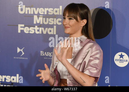 Singer Aitana Ocana During Photocall Los Stock Photo 2324718593