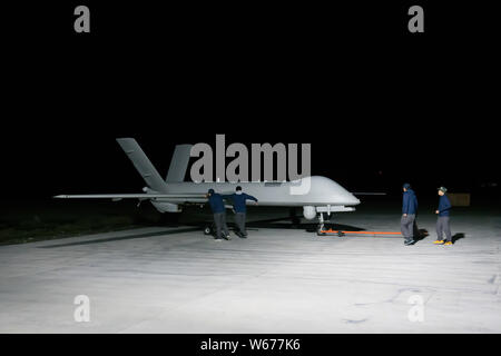 A Chinese-made CH-4 (Caihong-4 or Rainbow 4) armed reconnaissance ...