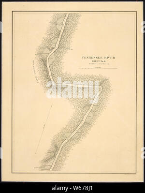 Map of the Tennessee River for - Map Of The Tennessee River For The Use Of The Mississippi Squadron Under Command Of Acting Rear Admiral S P Lee Usn From Reconnaissance By A Party Of The United States Coast Survey Under F H Gerdes 1864 1865 W678j1