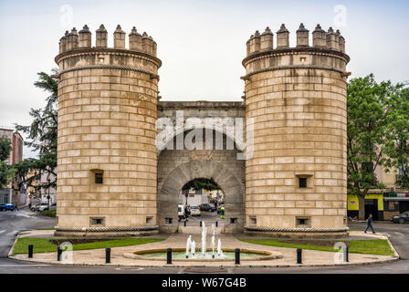 Puerta de Palmas (Palms Gate), 16th century, in Badajoz, Badajoz province, Extremadura, Spain Stock Photo
