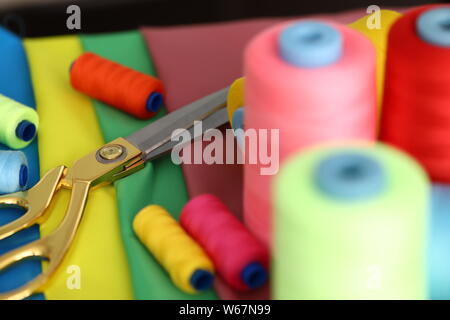 Workplace of creative tailor Stock Photo