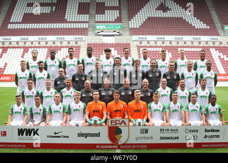 31 July 2019 Bavaria Augsburg Soccer Bundesliga Photo shoot