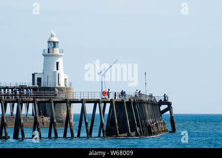 Blyth pier, Northumberland Stock Photo