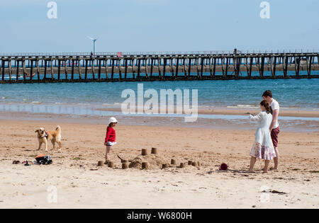 Blyth pier, Northumberland Stock Photo