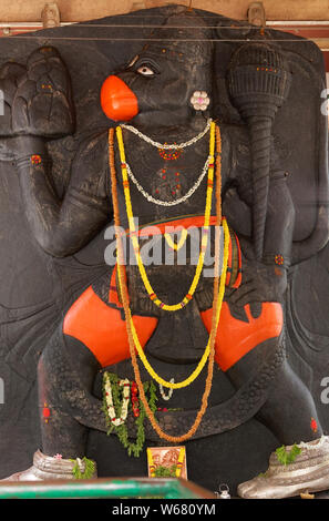 Sri Prasanna Veeranjaneya Swamy Temple, Bangalore, Karnataka, India. Stock Photo